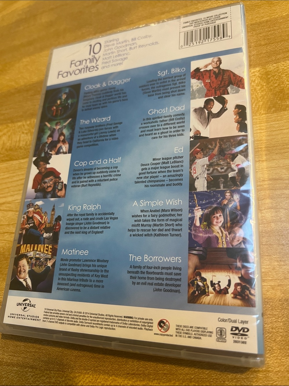#2895**Family Favorites 10-Movie Collection – Blue - Picture 3 of 15
